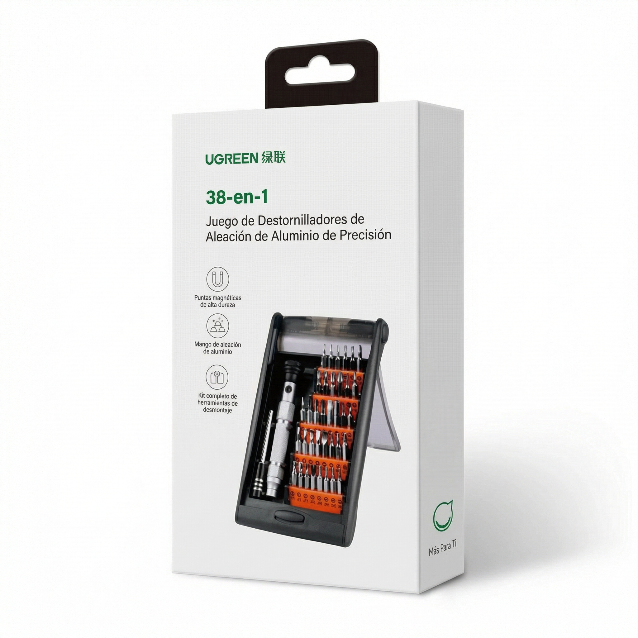 Juego de Destornilladores UGREEN 38-en-1 Imantado (80459)