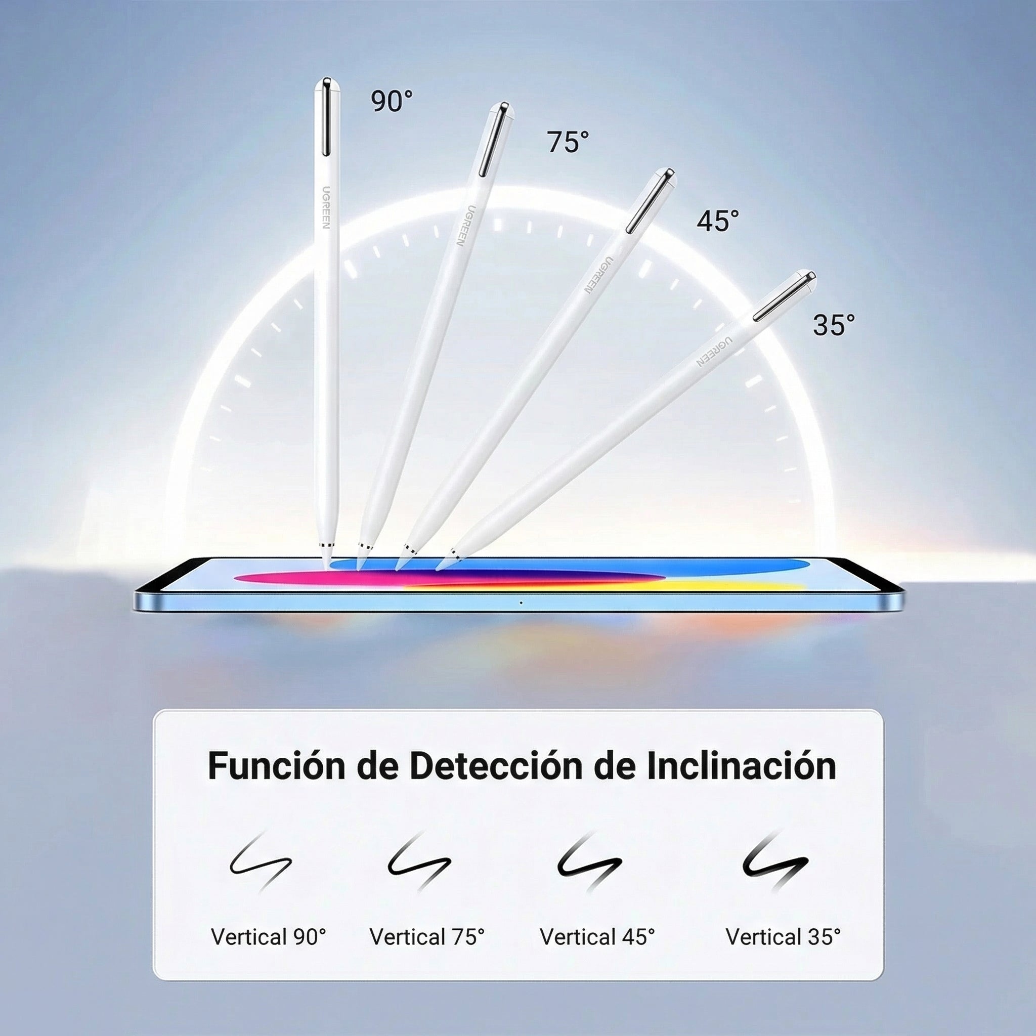UGREEN Smart Stylus para iPad – Blanco (LP452S / 90915)