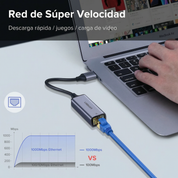 Adaptador UGREEN USB 3.0 a Gigabit Ethernet RJ45 (CM209 / 50922)
