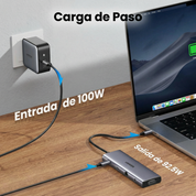 ADAPTADOR USB-C UGREEN 10 EN 1 - 15601