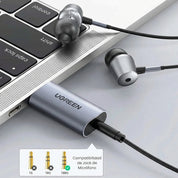UGREEN 80864 USB TO 3.5MM STEREO SOUND ADAPTER