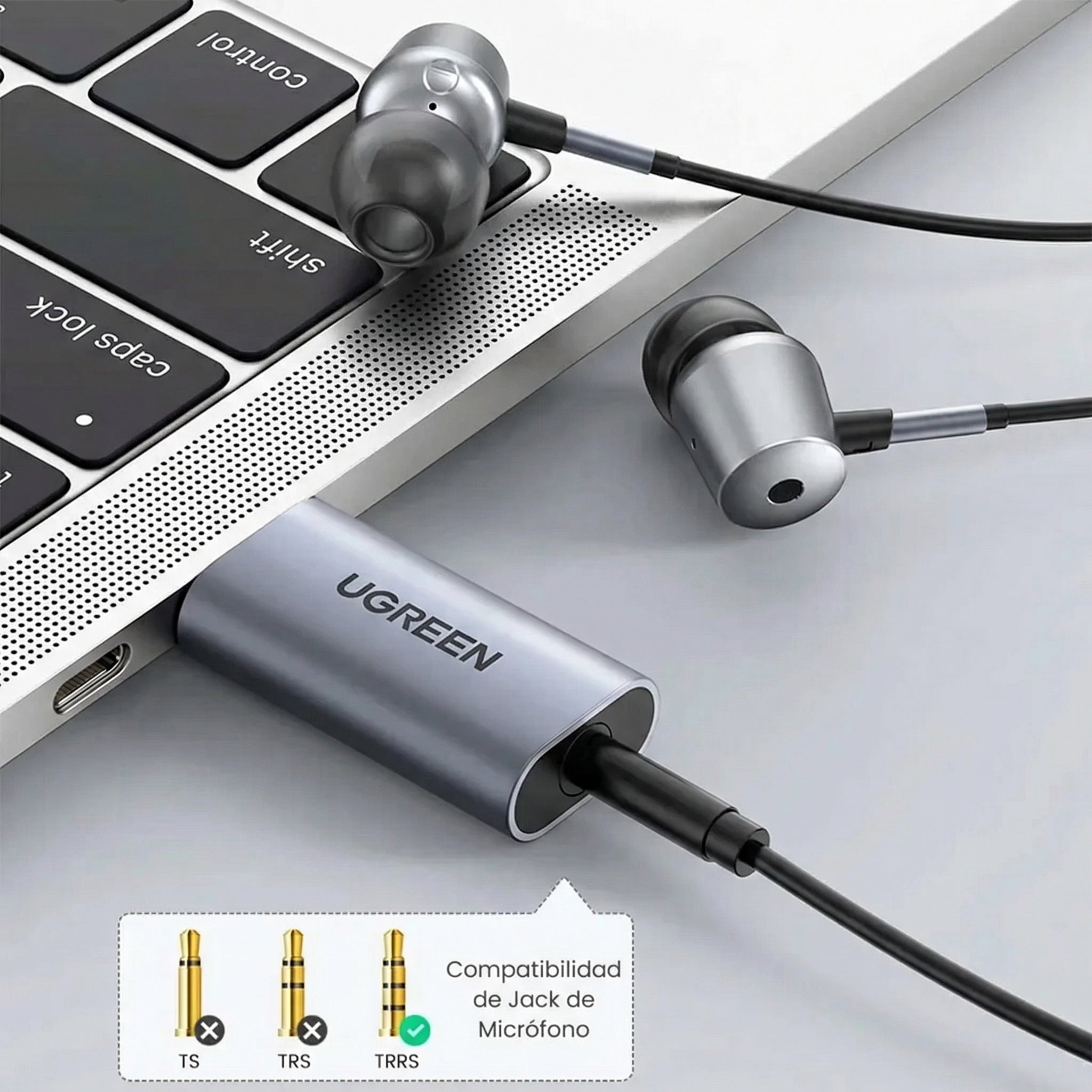 UGREEN 80864 USB TO 3.5MM STEREO SOUND ADAPTER