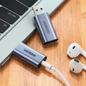 UGREEN 80864 USB TO 3.5MM STEREO SOUND ADAPTER