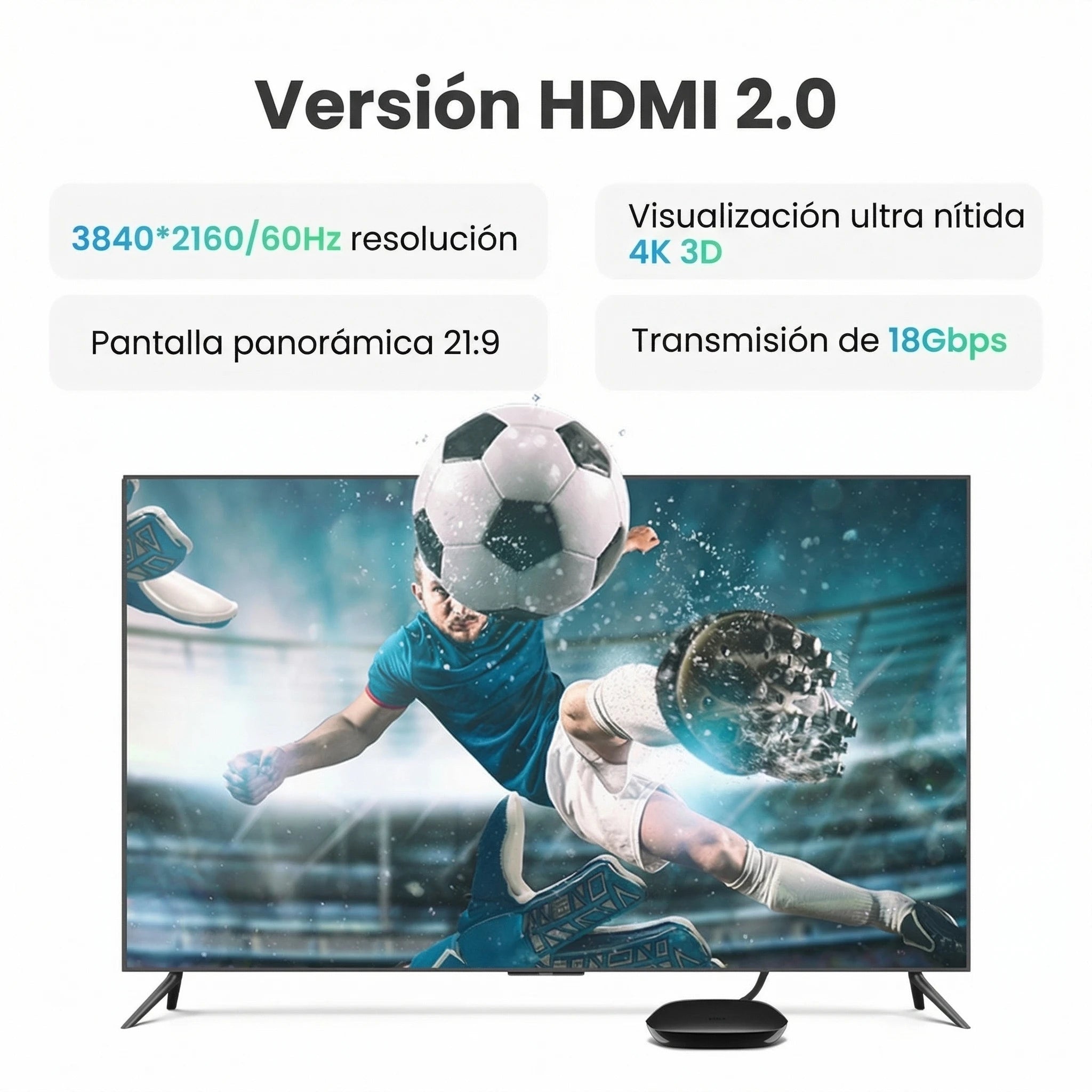 UGREEN 10111 - cable HDMI 15M 4K 60Hz con Ethernet