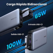 Power Bank UGREEN PB720 20000 mAh 100W Gris - 25188