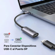 Adaptador UGREEN USB-C a DisplayPort 8K (CM654 / 15575)