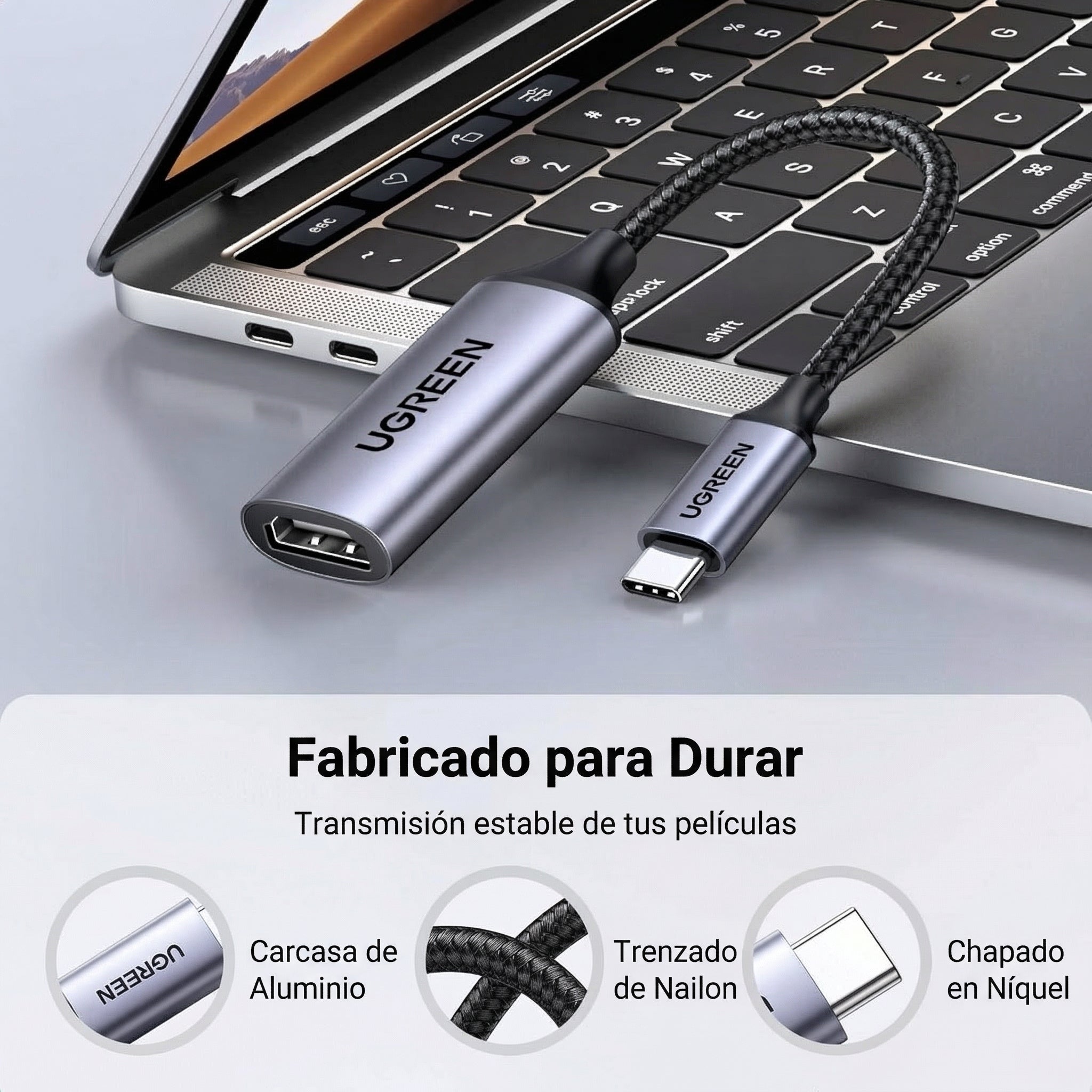 Adaptador USB-C a HDMI 4K UGREEN - 70444