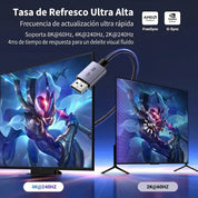 Cable UGREEN DisplayPort a DisplayPort 8K 60Hz 2m - 25905