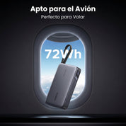 Power Bank 165W 20,000mAh con cable retráctil UGREEN (55996B)