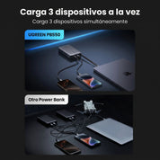Power Bank 165W 20,000mAh con cable retráctil UGREEN (55996B)