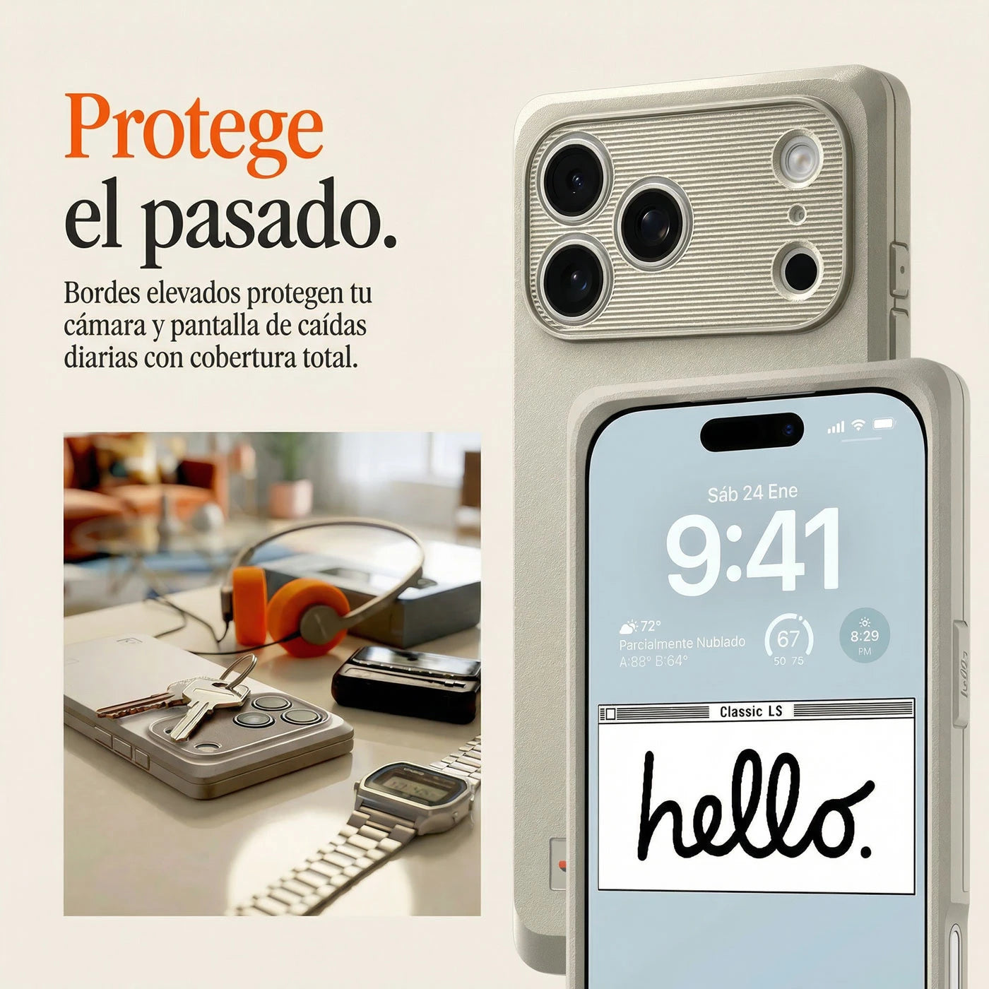 Case Spigen Classic LS iPhone 17 Pro (Magsafe)