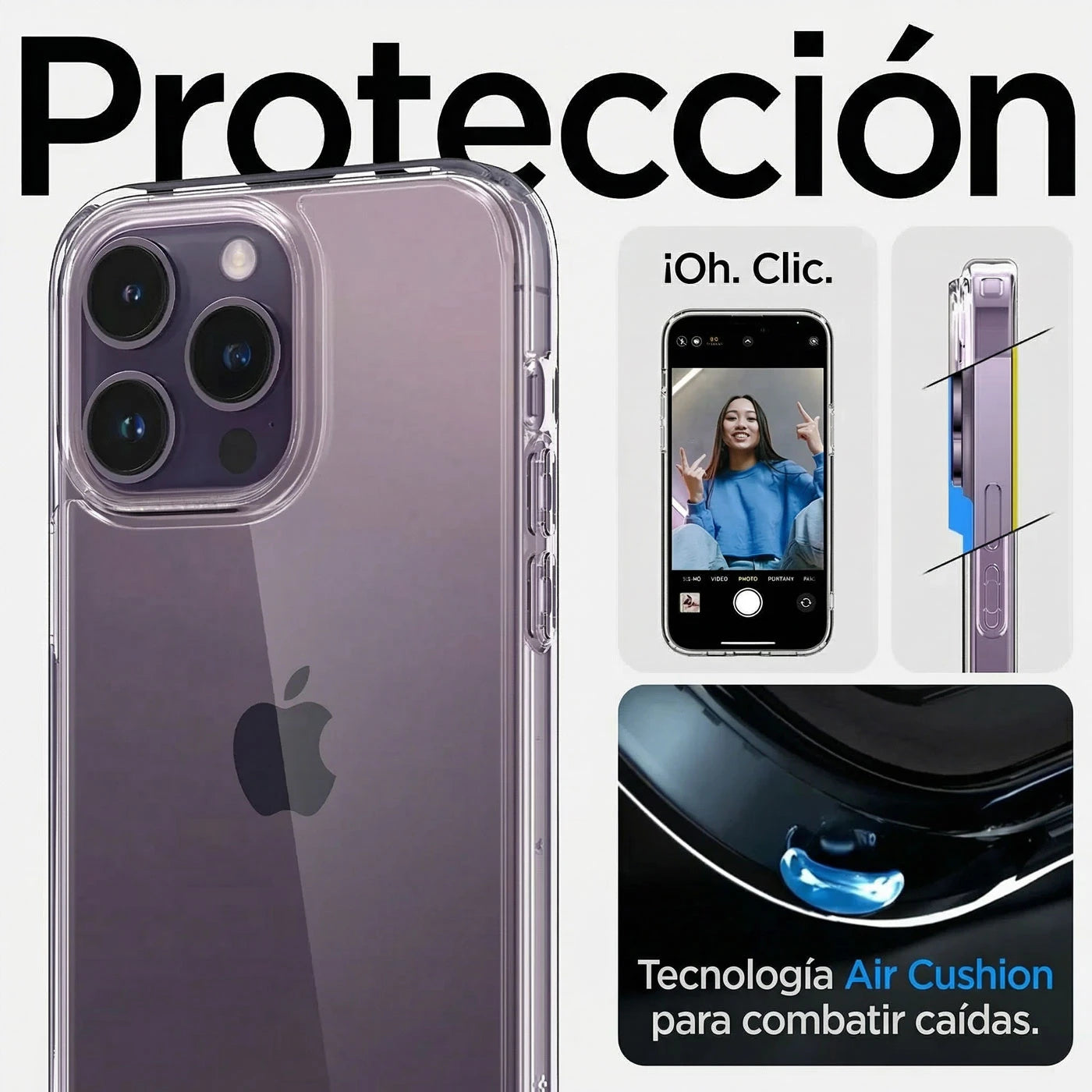 Case Spigen Ultra Hybrid iPhone 14 Pro Max - Clear