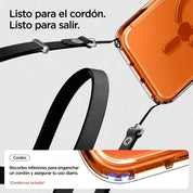 Case Spigen Ultra Hybrid iPhone 17 Pro Max (MagSafe) - Clear Orange