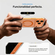 Case Spigen Ultra Hybrid iPhone 17 Pro Max (MagSafe) - Clear Orange