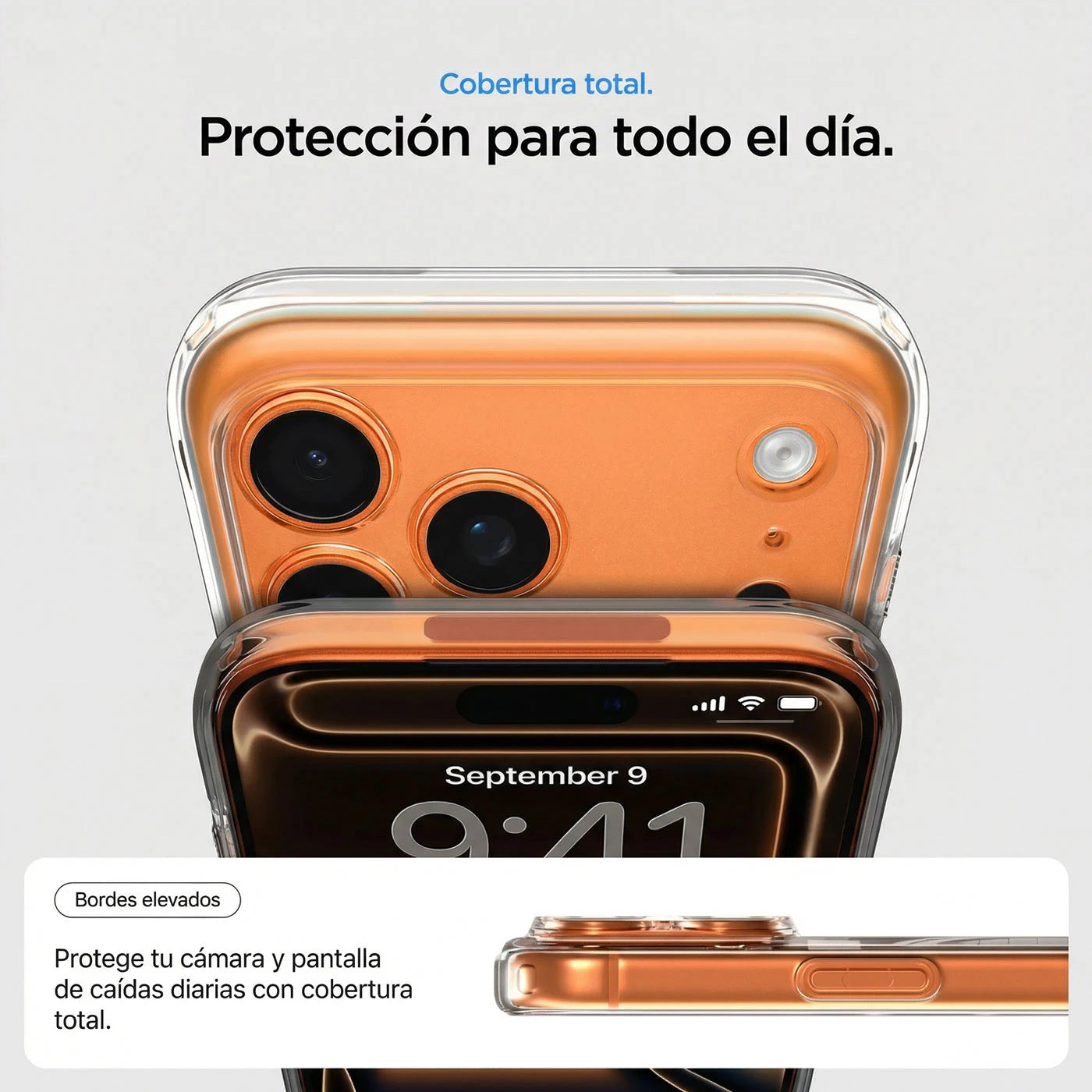 Case Spigen Ultra Hybrid iPhone 17 Pro Max (MagSafe) - Clear Orange