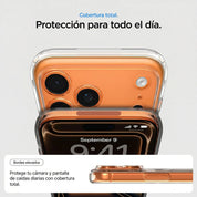 Case Spigen Ultra Hybrid iPhone 17 Pro Max (MagSafe) - Clear Orange