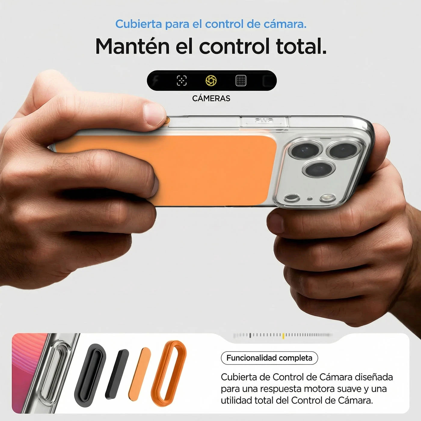 Case Spigen Ultra Hybrid T Mag Fit iPhone 17 Pro Max (MagSafe) - Glossy Orange