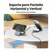 Cargador Inalámbrico UGREEN MagSafe 2-en-1 15W (45023)