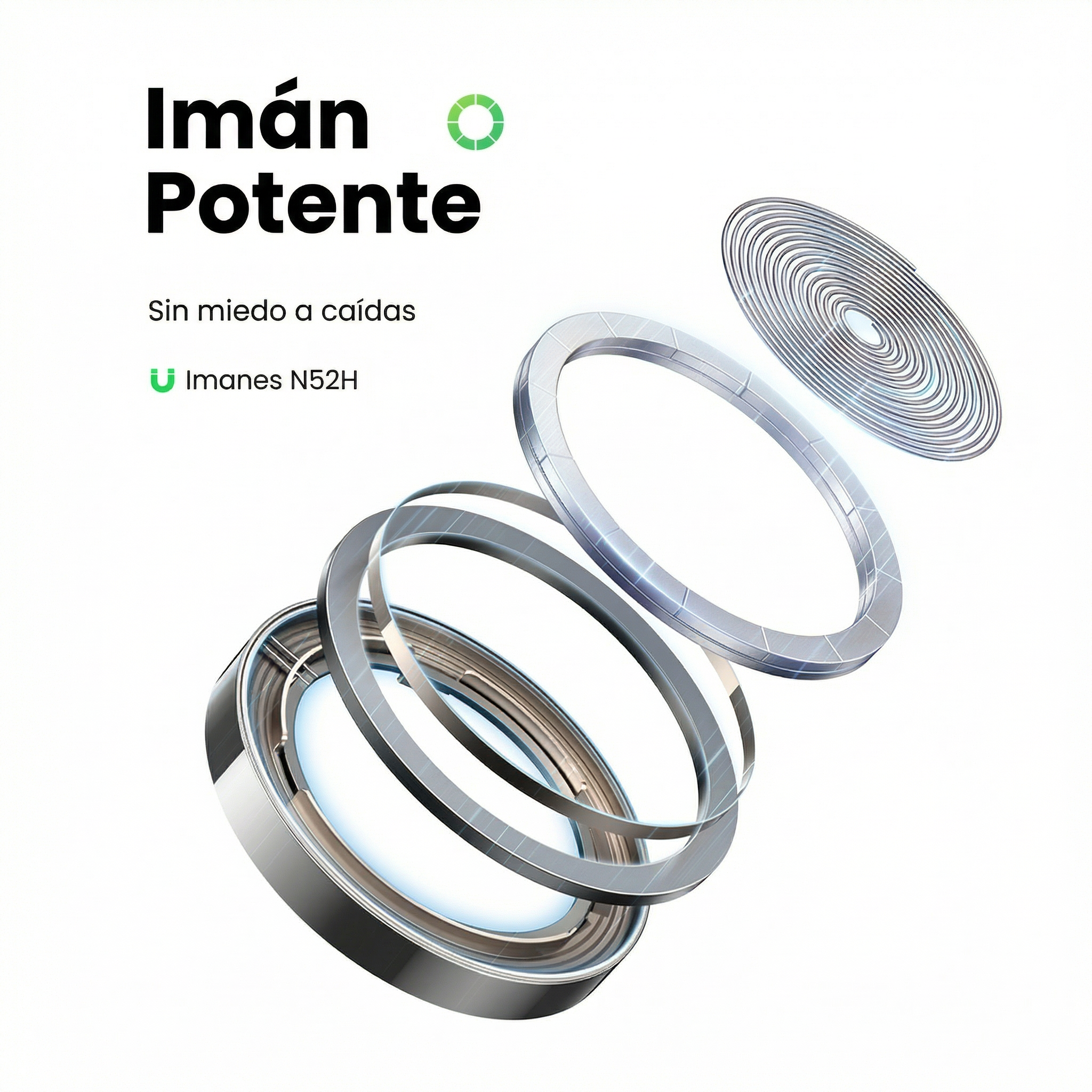Cargador Inalámbrico UGREEN MagSafe 2-en-1 15W (45023)