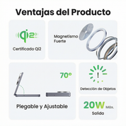 Cargador Inalámbrico UGREEN MagSafe 2-en-1 15W (45023)
