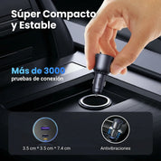Cargador para auto UGREEN 63W USB-C + USB-A - 35023