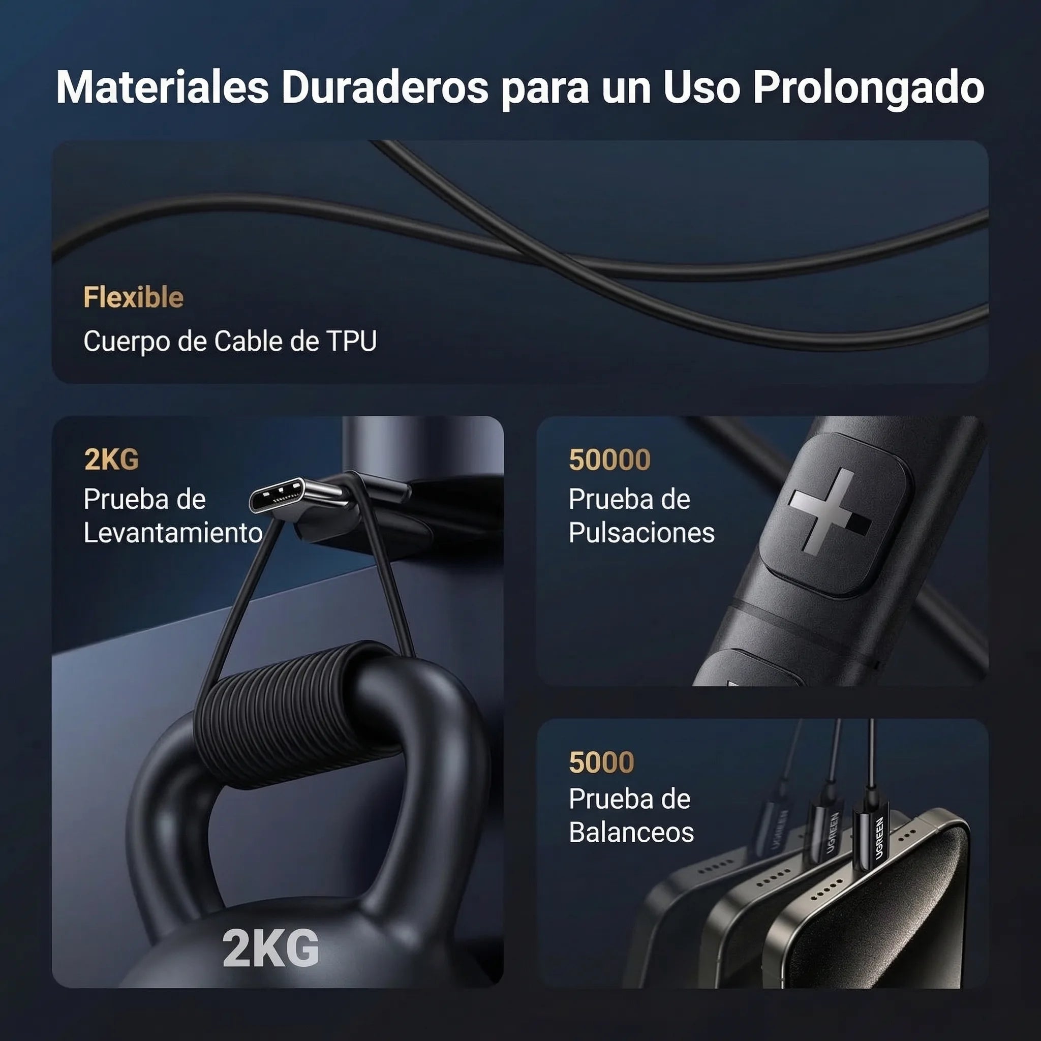 UGREEN Wired Earphones with Type-C Connector – EP106 – 35756