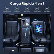 Cargador para Auto UGREEN 150W Multipuerto (EC706 / 35571)