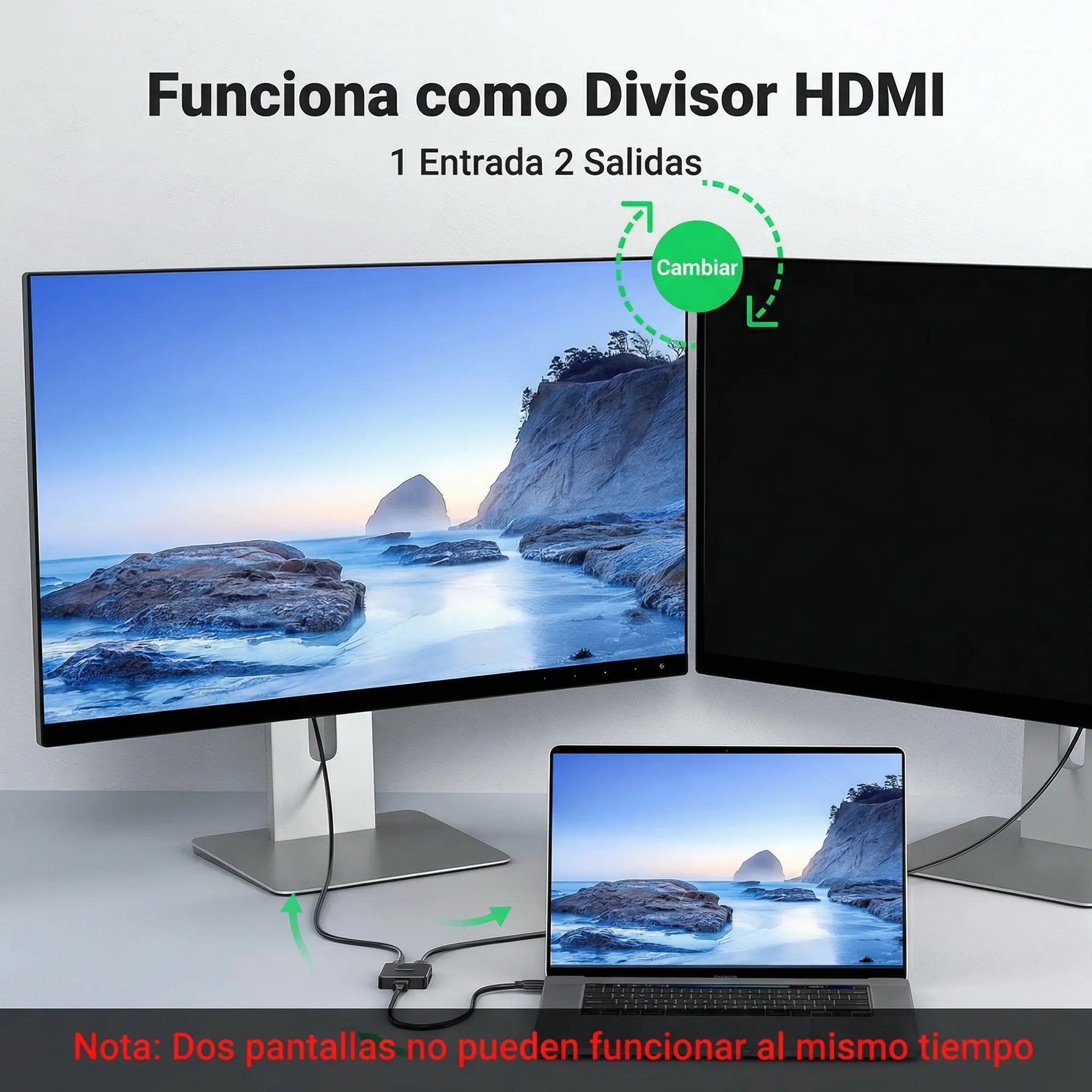 Switch HDMI 4K 60Hz Bi-Direccional UGREEN - 50966