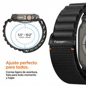 Correa Spigen WBF1 Apple Watch (49mm / 46mm / 45mm / 44mm) - Black