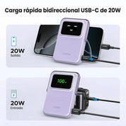 Power Bank Ugreen UNO 10000mAh 7.5W-20W (Magsafe) - Purple