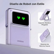 Power Bank Ugreen UNO 10000mAh 7.5W-20W (Magsafe) - Purple
