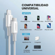 UGREEN Cable USB-C to Lightning 30W
