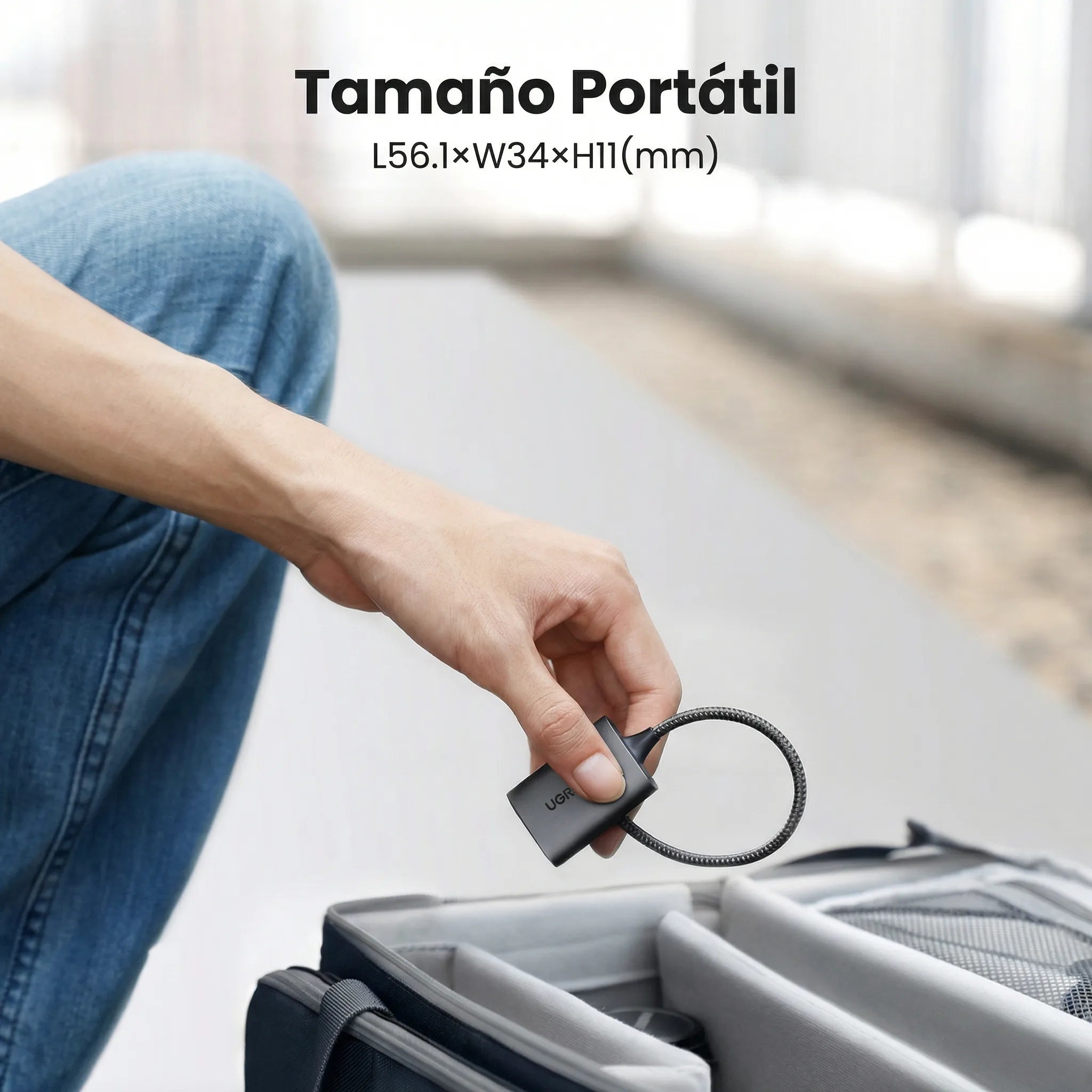 Lector de Tarjetas UGREEN 2 en 1 USB-C a SD/ Micro SD