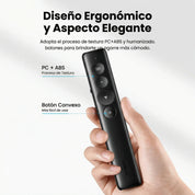 Puntero Presentador Láser UGREEN 2.4 GHz Alcance hasta 200m - 50654