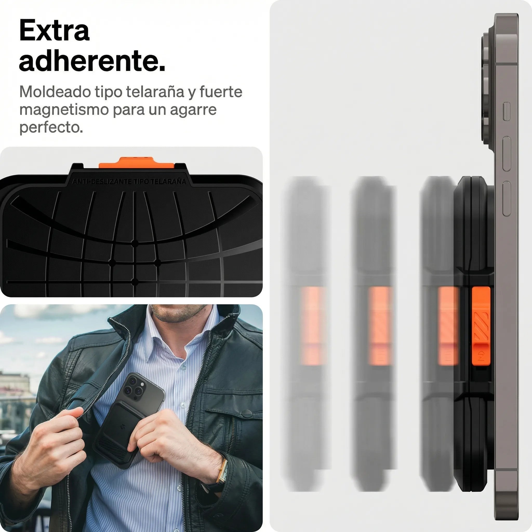 Tarjetero Spigen Lock Fit Wallet MagSafe