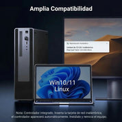Adaptador WiFi UGREEN USB Antena Doble Banda 24G 5G Alta Velocidad