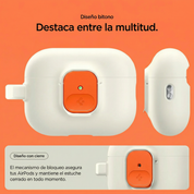Case Spigen Nano Pop Lock AirPods Pro 3 - Orange Beige