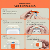 Case Spigen Nano Pop Lock AirPods Pro 3 - Orange Beige