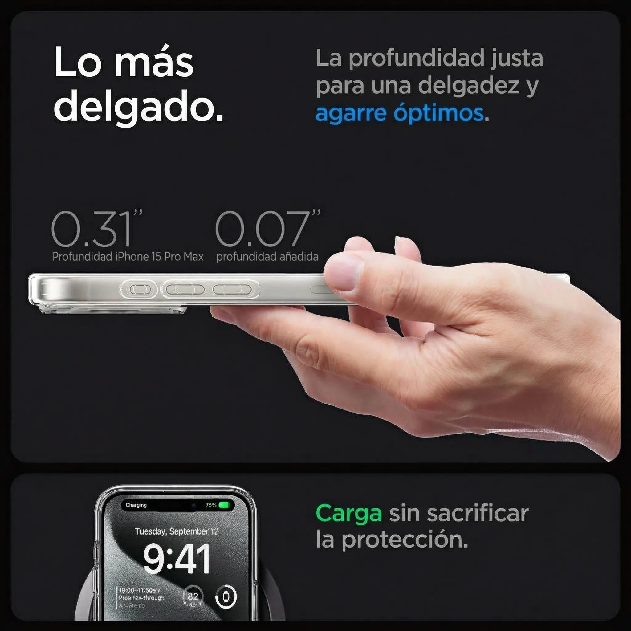 Case Spigen Ultra Hybrid Zero One White iPhone 15 Pro Max (MagSafe)