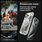 Case Spigen Ultra Hybrid Zero One White iPhone 15 Pro Max (MagSafe)