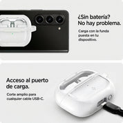 Case Spigen Ultra Hybrid Galaxy Buds3 / 3 Pro - Jet White
