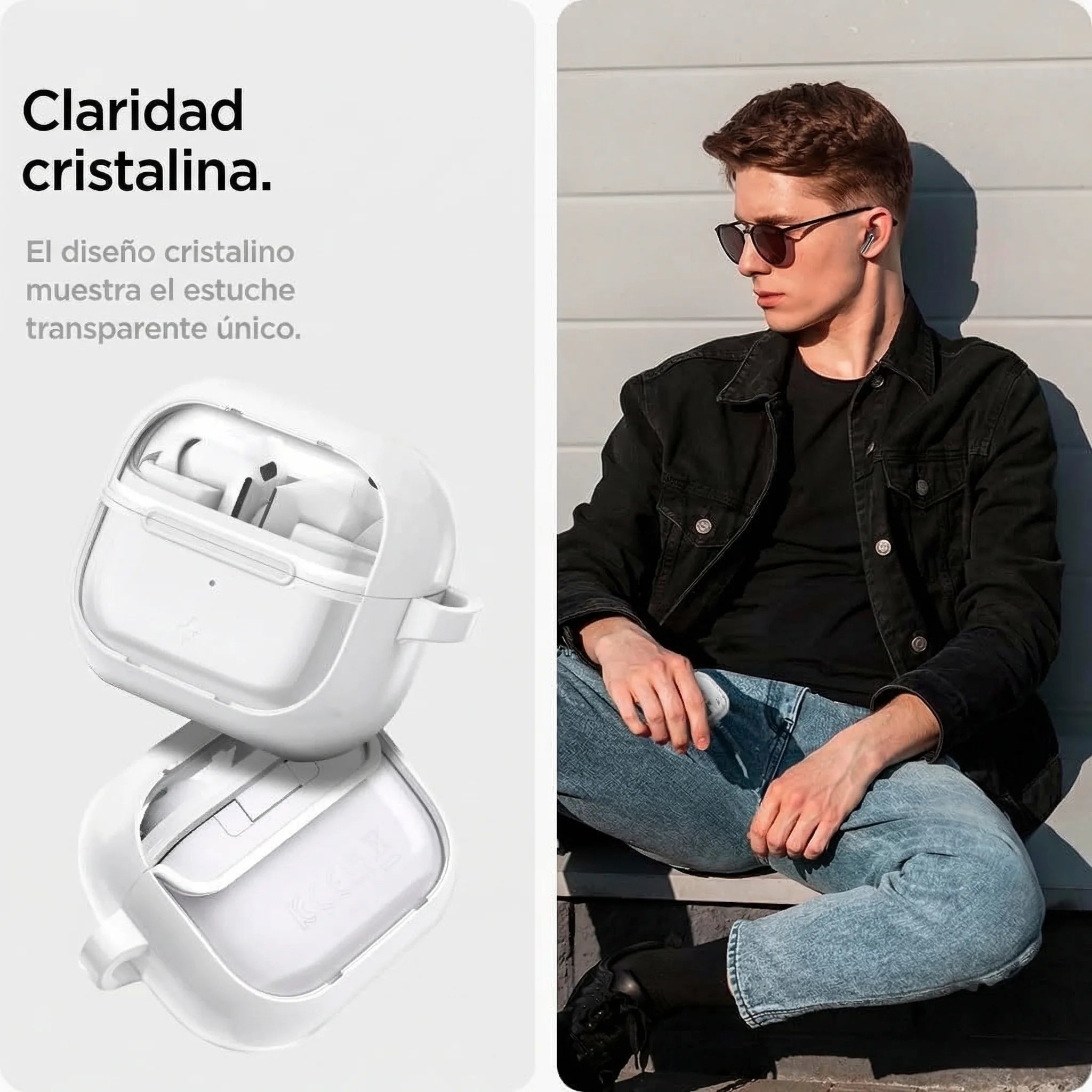 Case Spigen Ultra Hybrid Galaxy Buds3 / 3 Pro - Jet White
