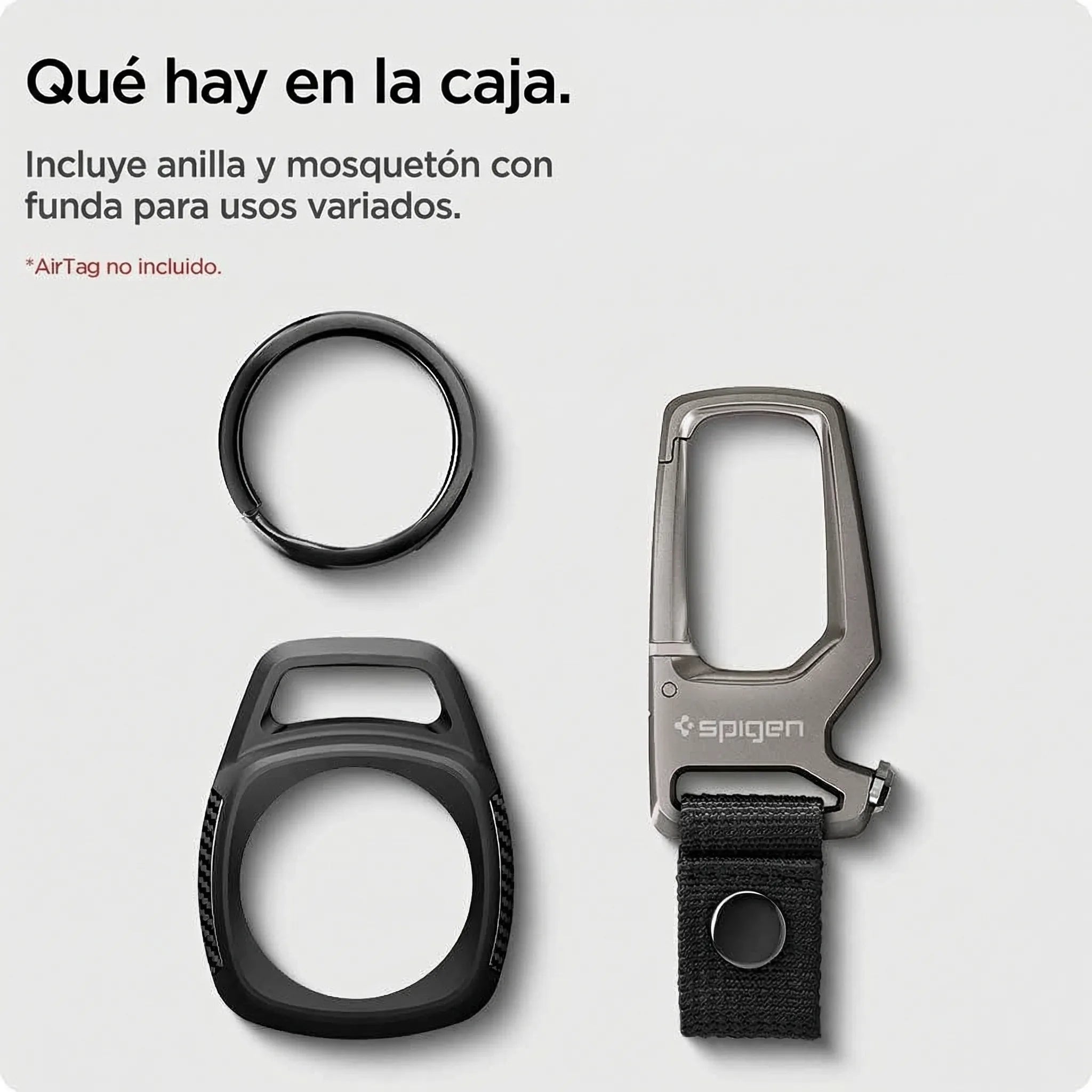 Case Llavero Rugged Armor Spigen para Airtag