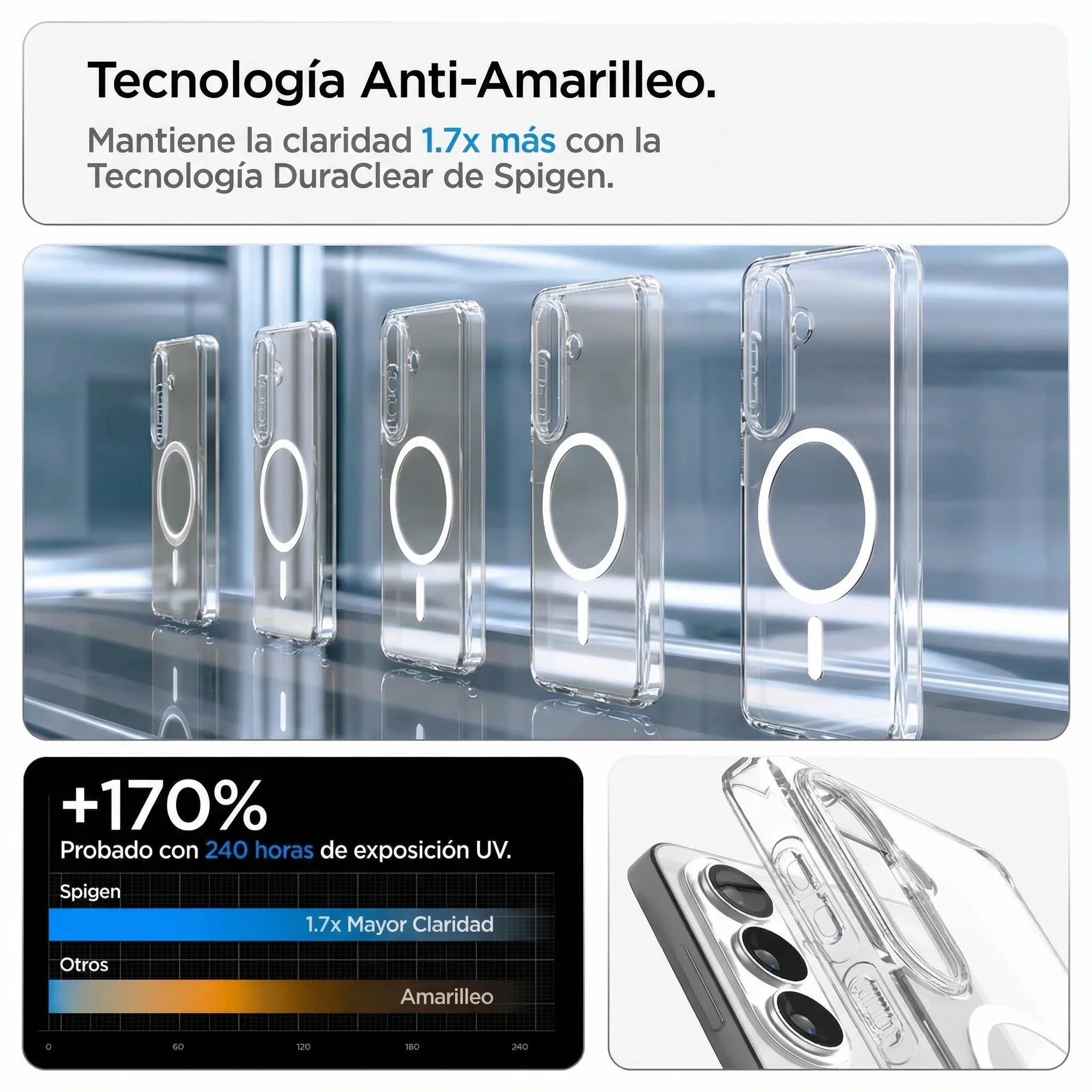 Case Spigen Ultra Hybrid Galaxy S26 (MagSafe) - Clear