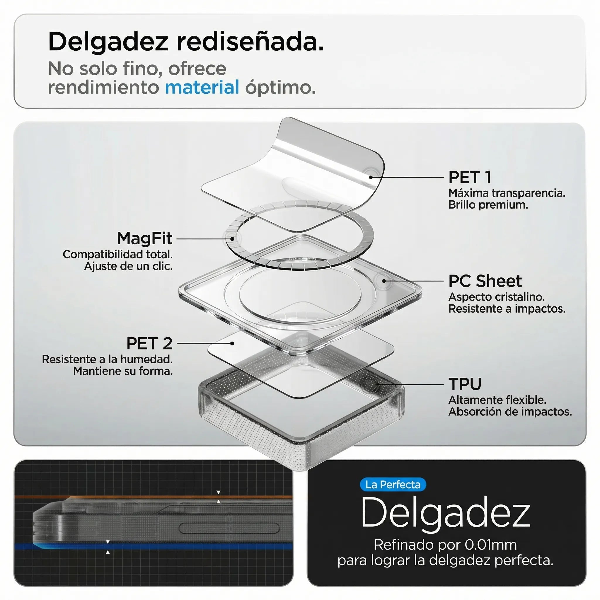 Case Spigen Ultra Hybrid Galaxy S26 (MagSafe) - Clear
