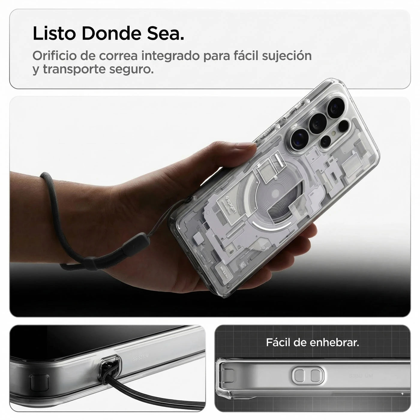 Case Spigen Ultra Hybrid Zero One Mag Fit Galaxy S26 Ultra (MagSafe) Qi2 - White