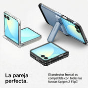 Protector de pantalla Spigen EZ FIT GLAS.tR Galaxy Z Flip 7 (2 UND)