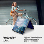 Protector de pantalla Spigen EZ FIT GLAS.tR Galaxy Z Flip 7 (2 UND)