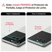 Protector de pantalla Spigen EZ FIT GLAS.tR Galaxy Z Flip 7 (2 UND)