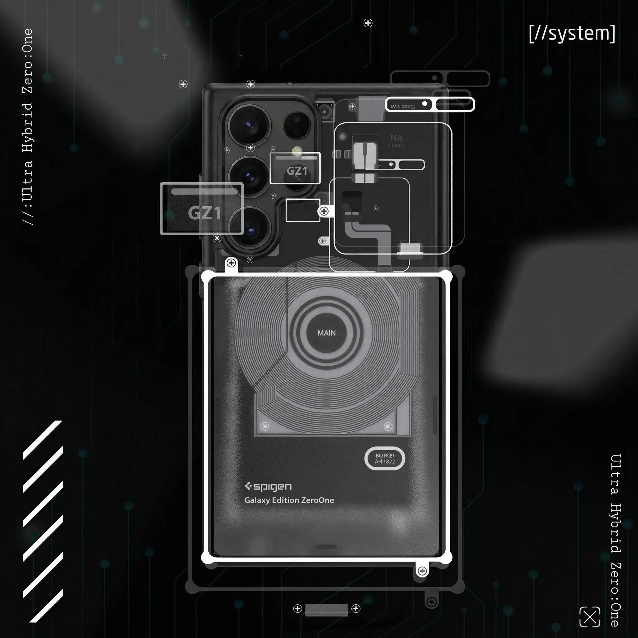 Case Spigen Ultra Hybrid Galaxy S23 Ultra - Zero One